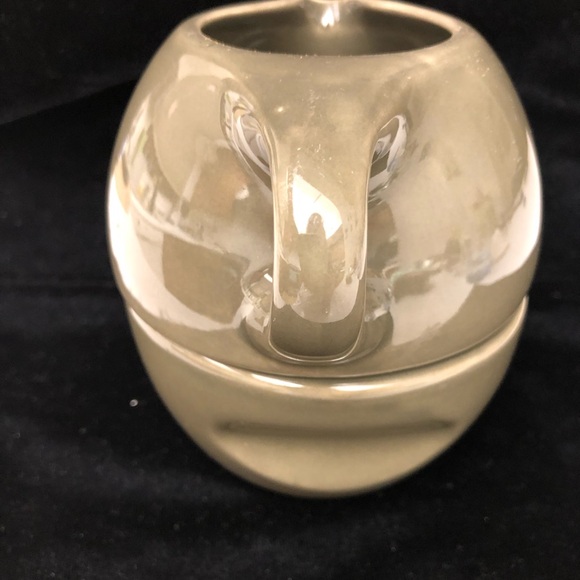 Russell Wright Charcoal Gray Stackable Sugar/Creamer NEW - Picture 4 of 12